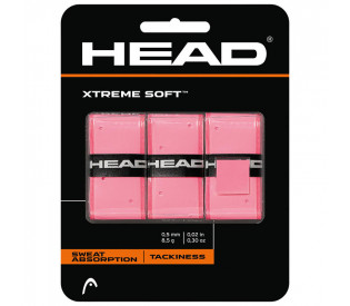 Овергрип Head Xtreme Soft, 0.5 мм, 3 шт, розовый